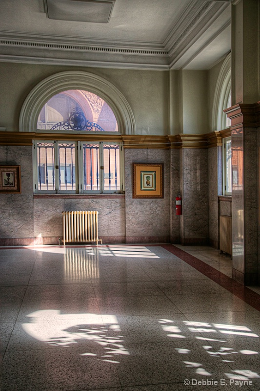 QUIET INSIDE THE OLD POST OFFICE