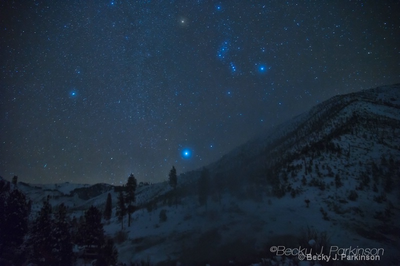 Stars over Kirkham Hot Springs