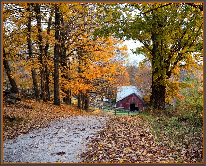 Vermont Country Road - ID: 13633602 © BARBARA TURNER