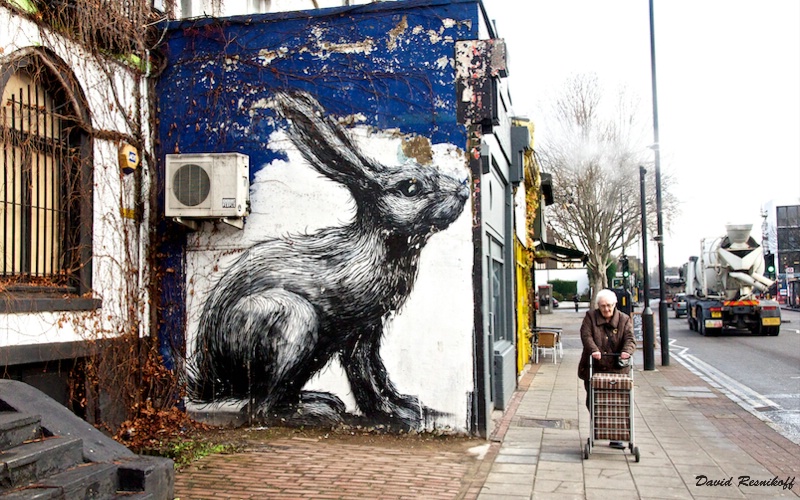 Roa´s Rabbit in Hackney