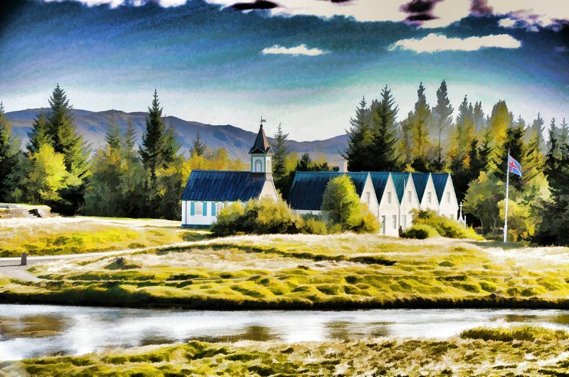 The Little Church At Thingvellir