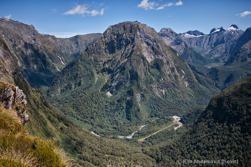 Milford Track Walk - Going Down