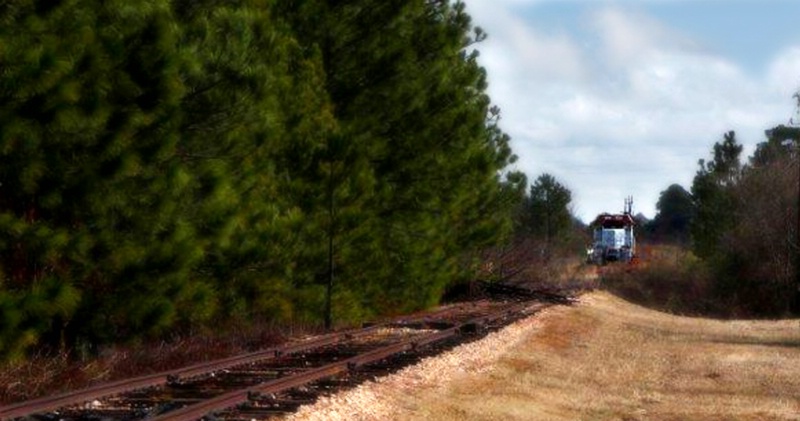 Abandoned Train Engine