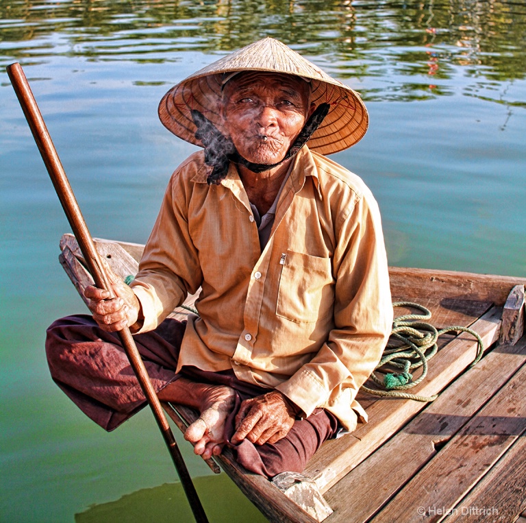 boatman on the river