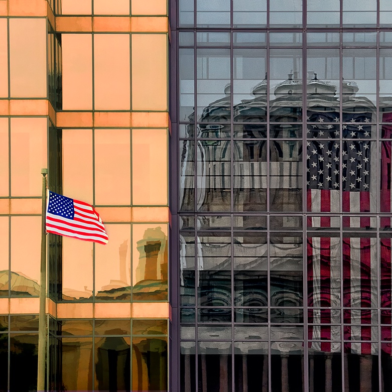 Ohio Capitol Reflected