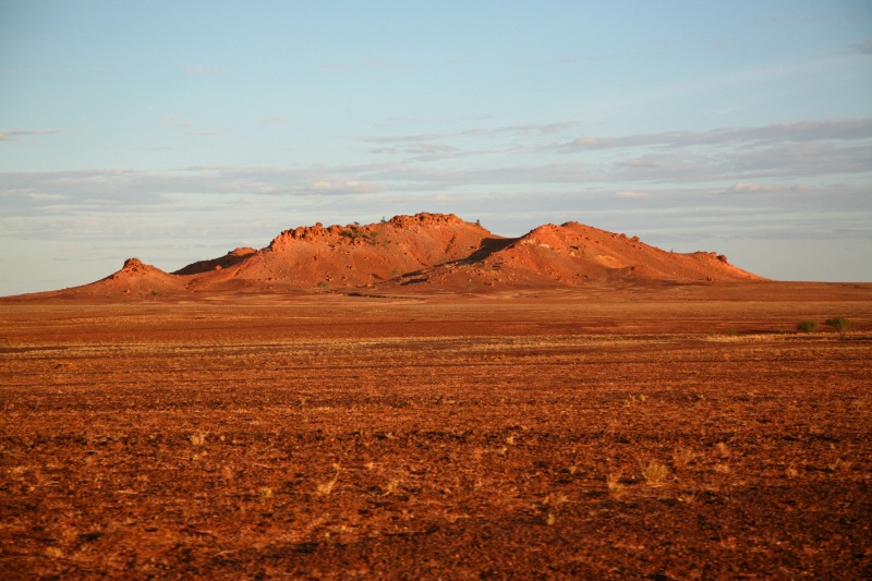 Red hills at sunset, Outback Queensland