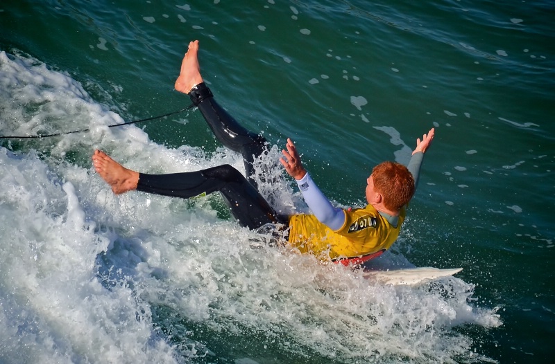 Relaxing Surfer