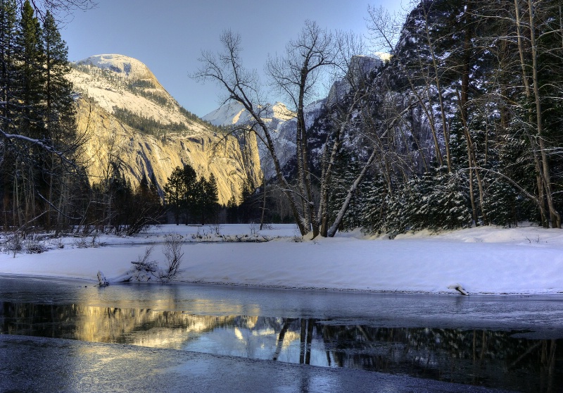 A Cold Morning on the Merced River