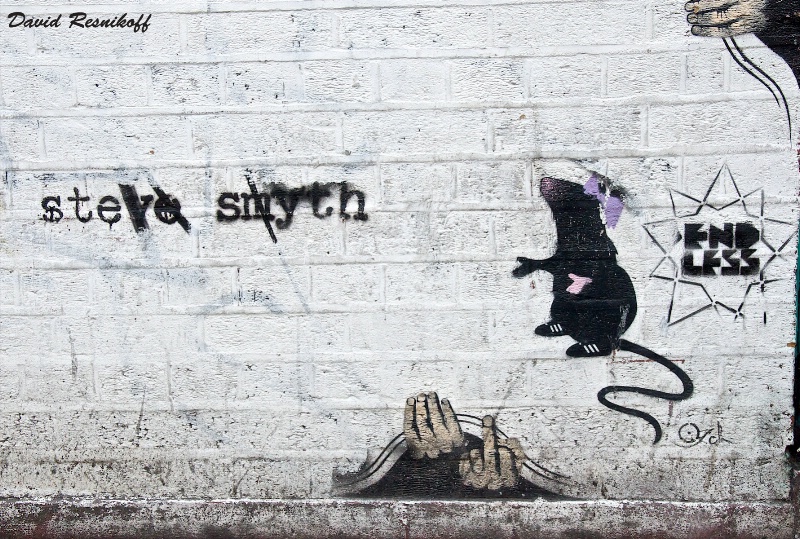 Up Yours Rat by Banksy
