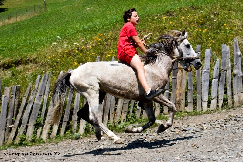 Boy on his horse , Georgia
