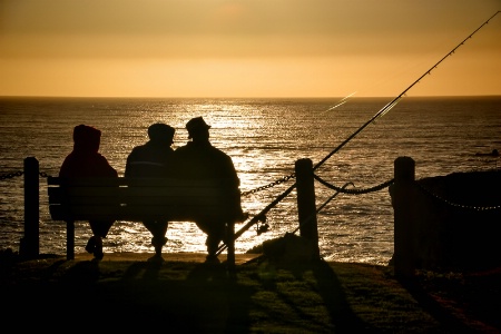 Family Fishing at Shell Beach California
