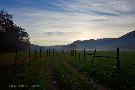 Sunrise In The Smoky Mountains