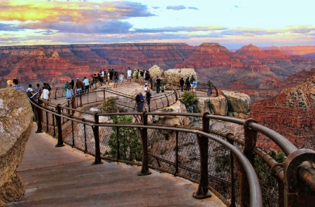 Viewpoint At Grand Canyon