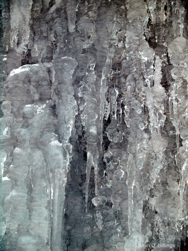 Ice along the D&L Trail