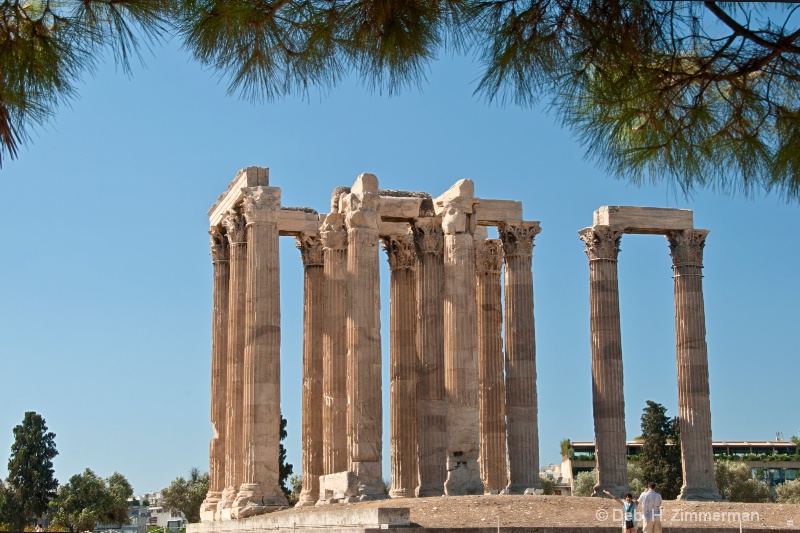 On the Fringe of the Temple of Zeus  