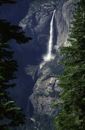 Yosemite Falls from Illoette Trail, Yosemite
