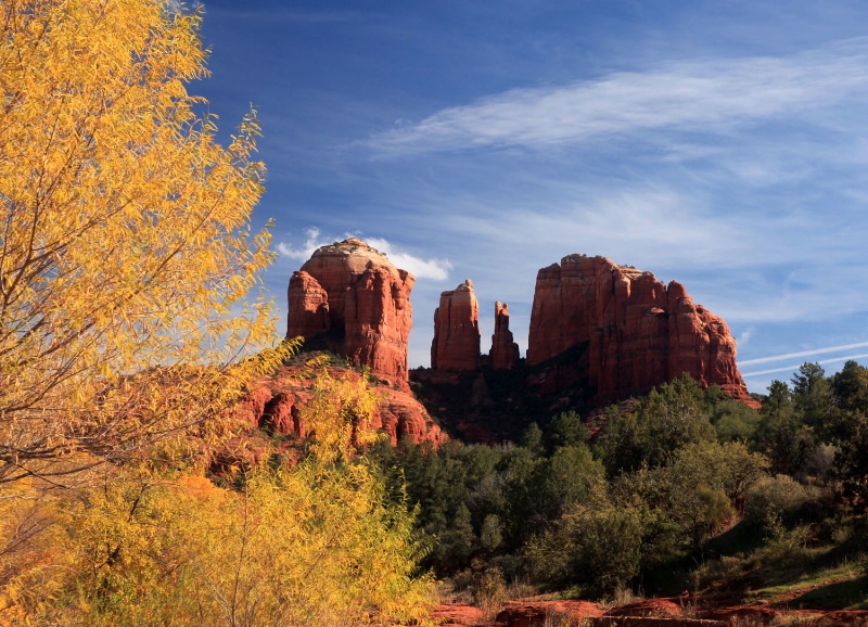 Cathedral Rocks in Fall, Sedona