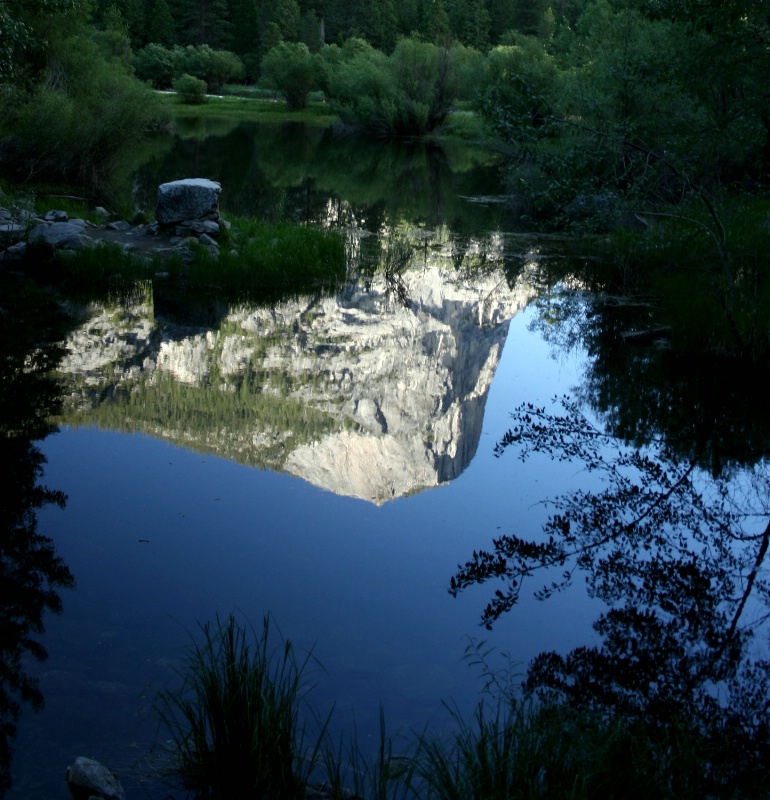 Reflection of Half Dome in Mirror Lake, Yosemite