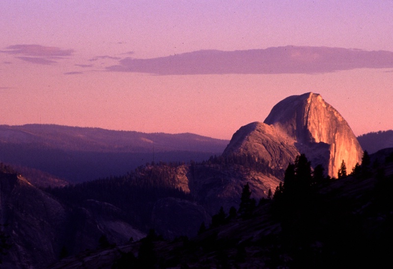 View of Half Dome from Olmstead Point, Yosemite
