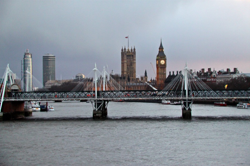 View from the Waterloo Bridge