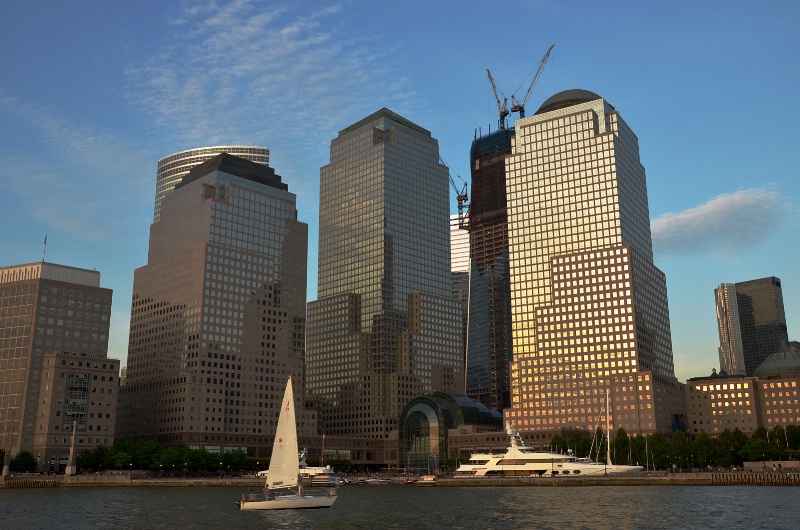 Battery Park and The New World Trade Center