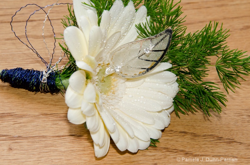 Winter Wedding Grooms flower