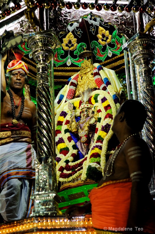 2013 Silver Chariot Procession (Thaipusam) Priest
