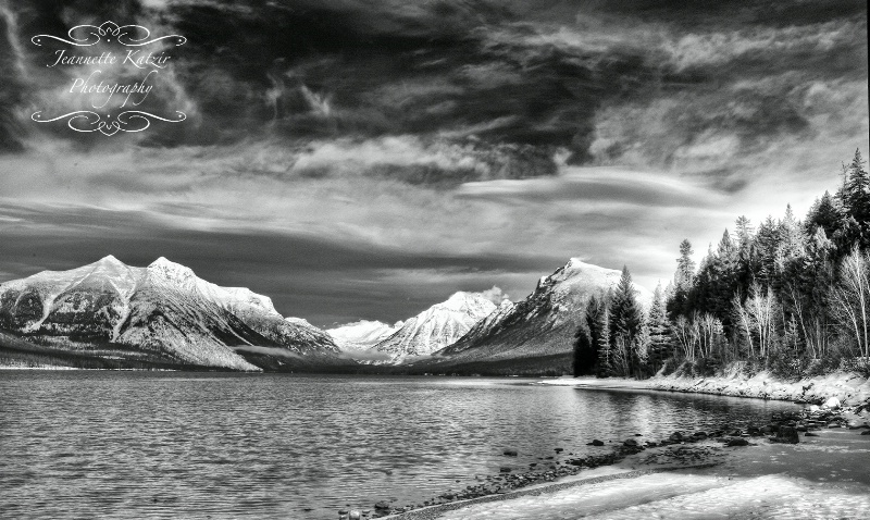 HDR composite of McDonald Lake in Montana