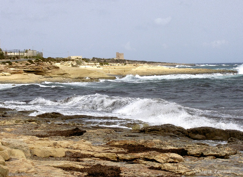 Rough Seas at Baħar iċ-Ċagħaq