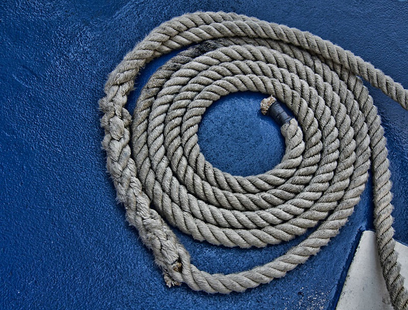 Rope On Blue