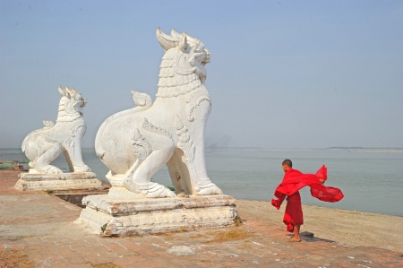 At the River side of Ayeyarwaddy