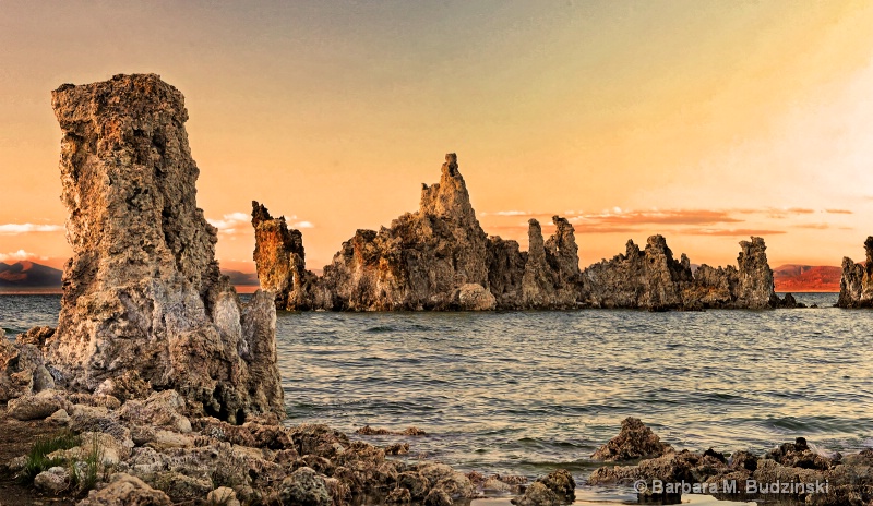 Tufas At Sunset