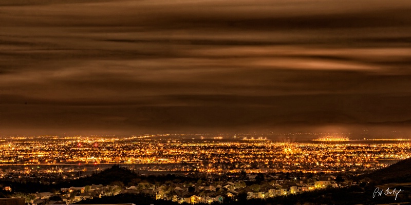 A Night View of Tucson