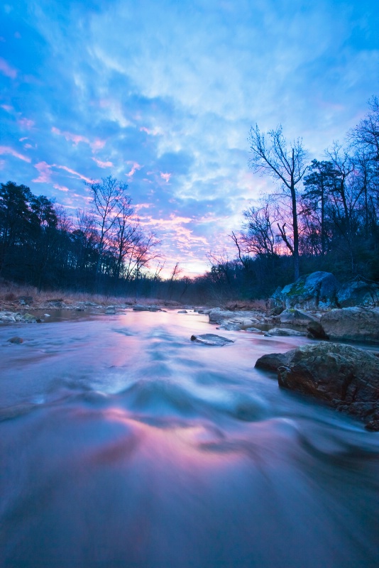 Sunrise Reflection on a River