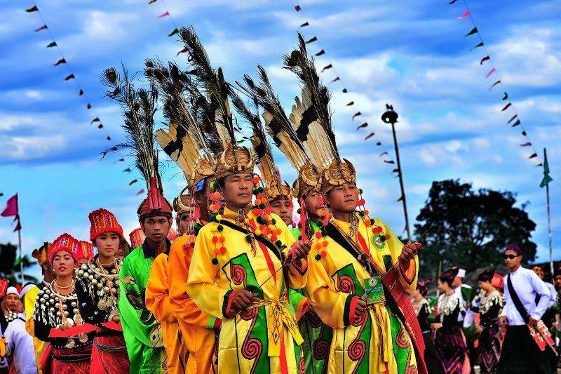 Manau festival ,Kachin state,Myanmar.