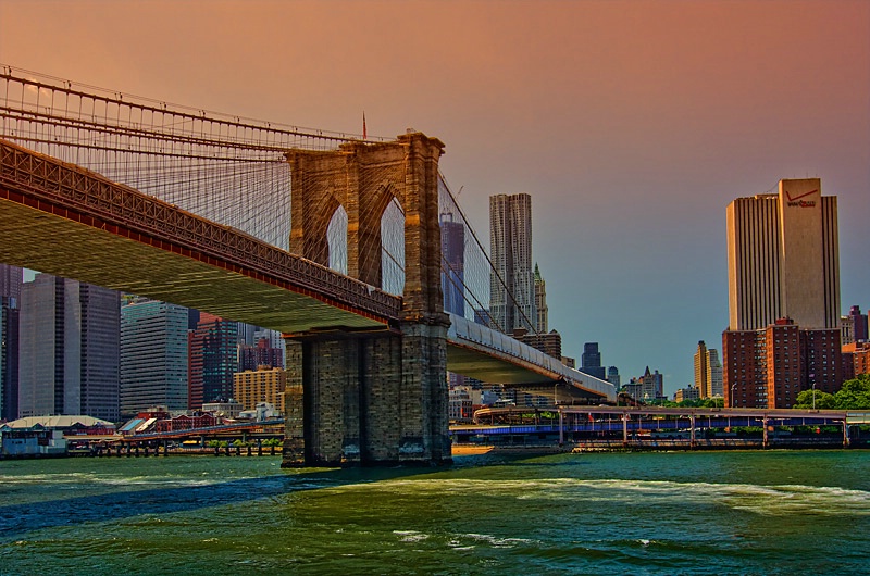 Brooklyn Bridge Pastels