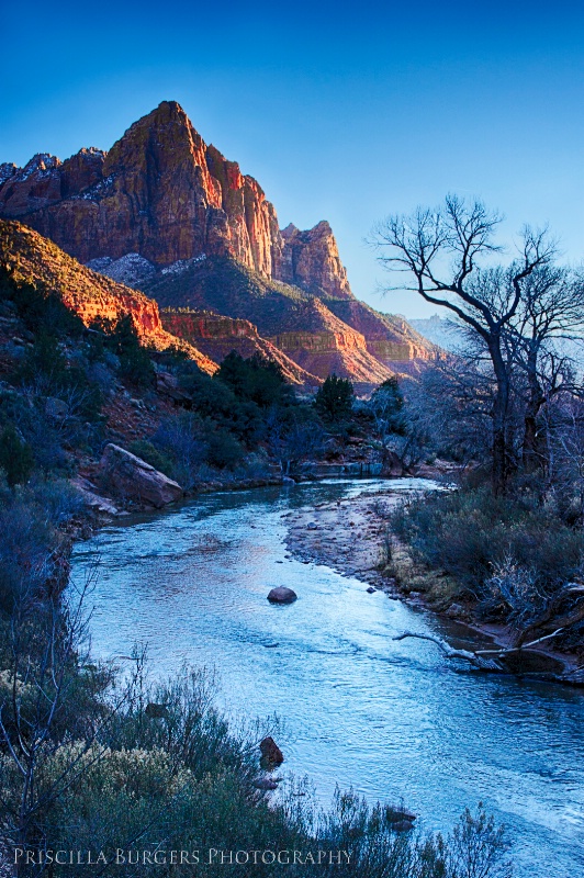 Sunset on the Virgin River