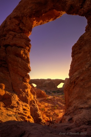 Morning at Arches NP