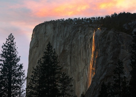 Horsetail Sunset