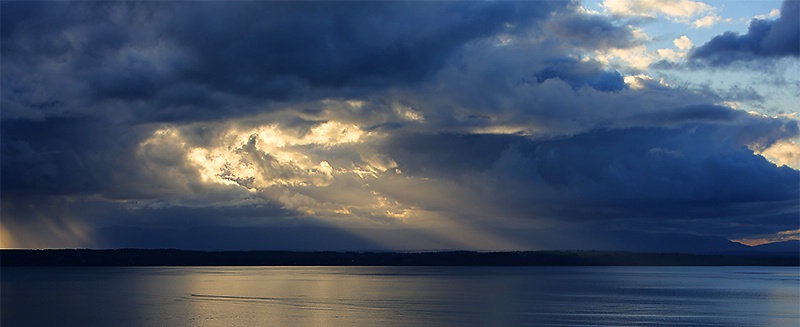 Edmonds Evening Sky Panorama - ID: 13732295 © Janine Russell