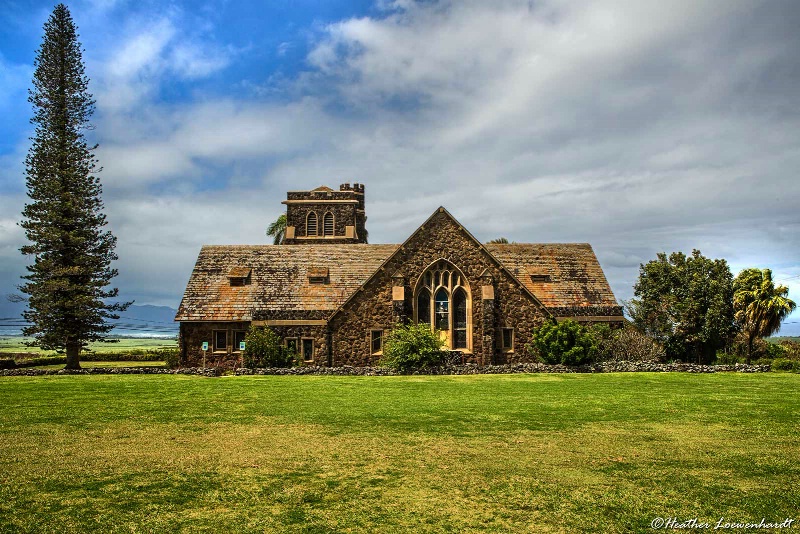 Makawao Union Church-The Backside