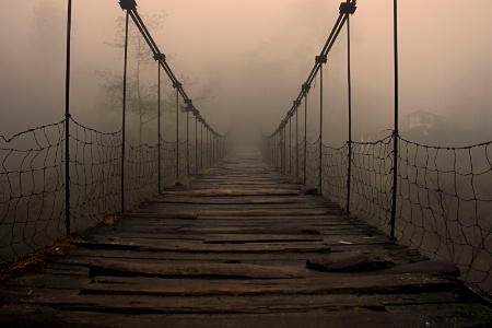 Bridge to sunset