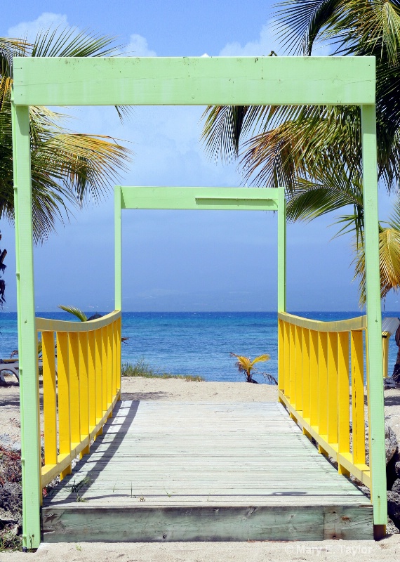 Walkway to Beach, Guadeloupe - ID: 13745157 © Mary E. Taylor