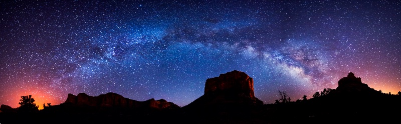 Red Rock Starry Night - Sedona Az - ID: 13747155 © Bill Currier