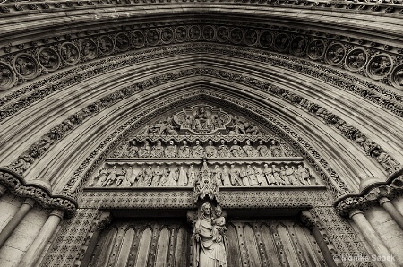 Detail of stone carving