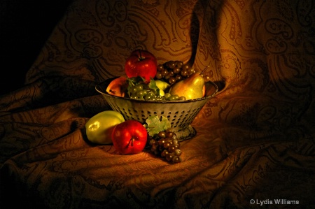 Fruit Bowl Light Painting