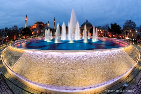 Fountain at the Hagia Sophia, Istanbul