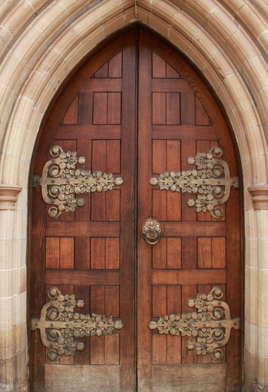 A church door from Birmingham