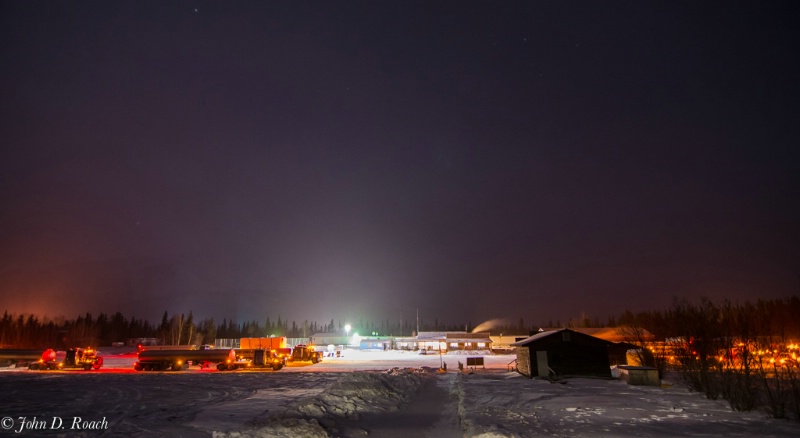 Coldfoot, Alaska at Night - ID: 13784785 © John D. Roach
