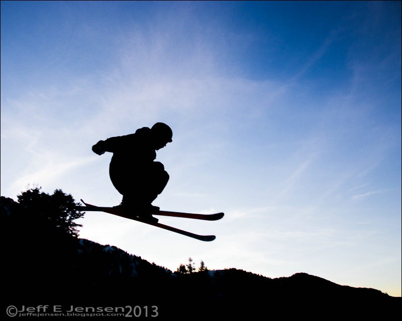 Sunset Skier